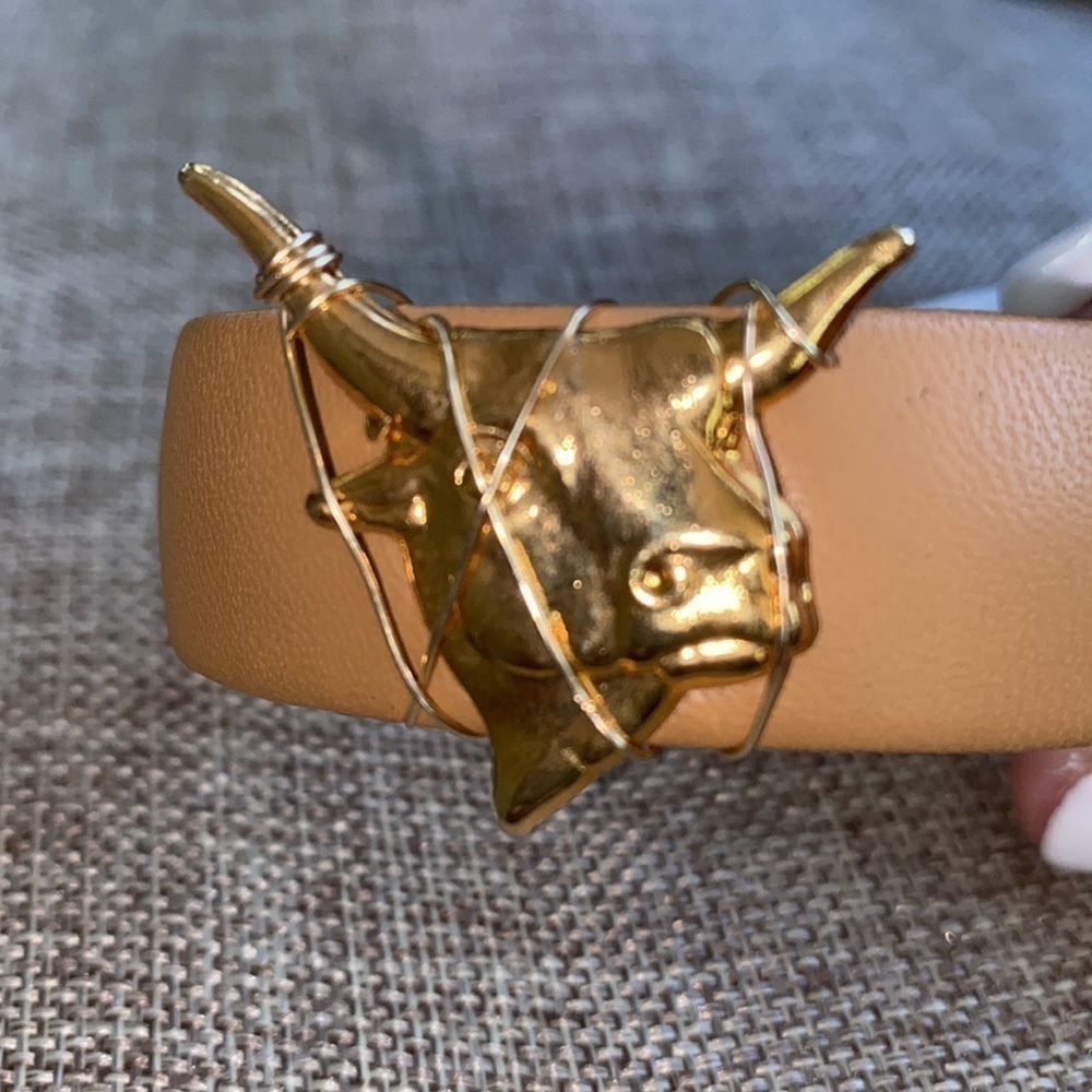 Bull‎ cuff bracelet gently worn